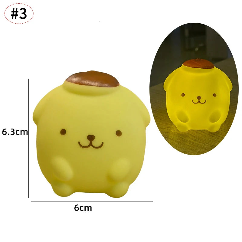 Hello Kitty Night Light Cartoon Kitty Lamp Bedside Sleeping Reading Light Home Desktop Home Decorations Party Favors Gift