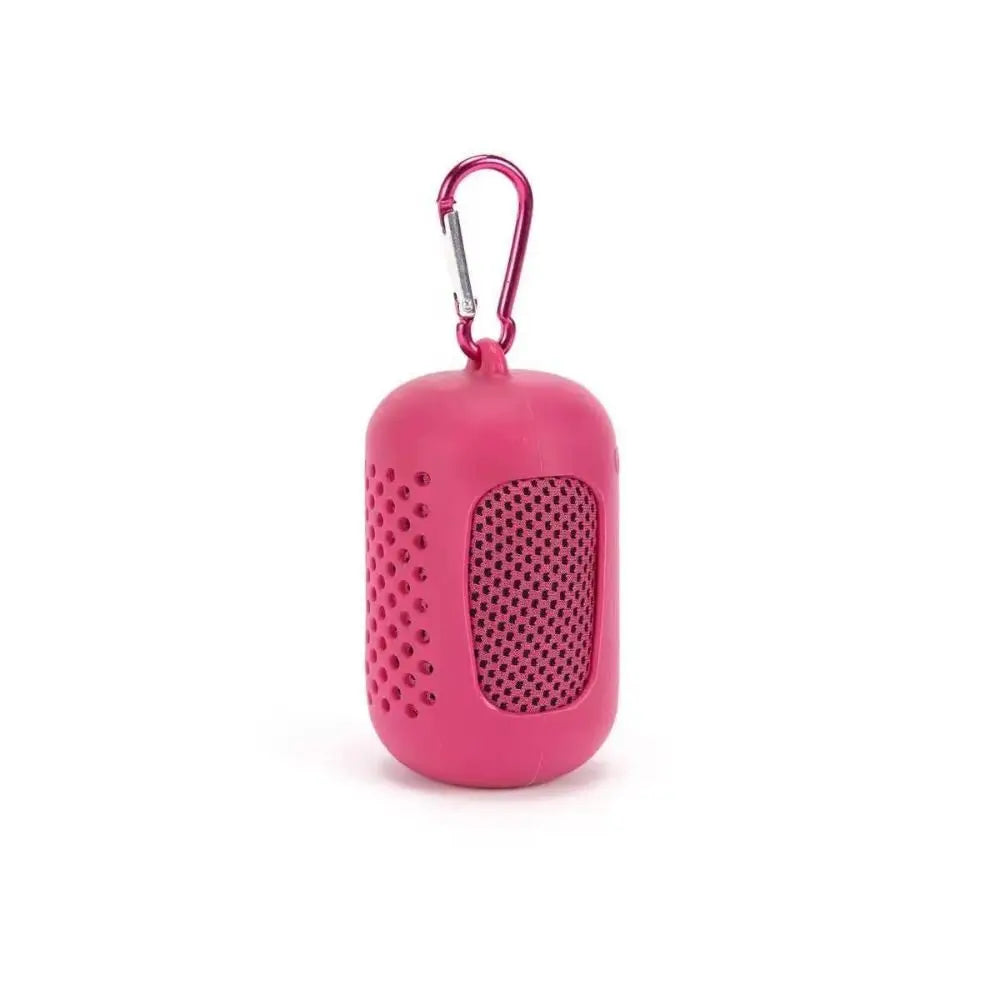 Mini Quick Dry Fitness Cool Towel Portable Microfiber Silica Gel Towel Silicone Bag Quick Drying Towel Sports