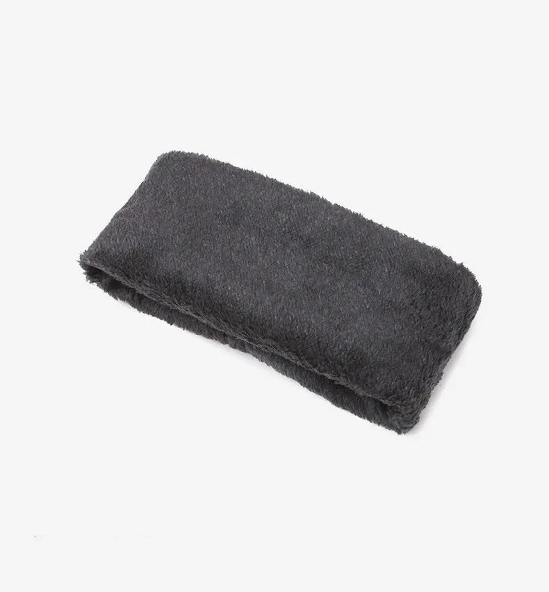 Men's Windproof Hat Outdoor Travel Leisure Winter Scarf Gloves Three-Piece Neck One Plus Cashmere Warm Winter Knitted Hat