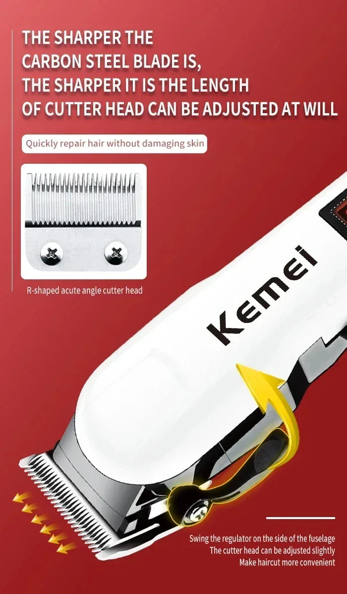 Kemei Hair Clipper Km-809A Km-1506 Km-1102 Profession Hair Trimmer Electric Beard Trimmer for Men's Hair Cutter Machine