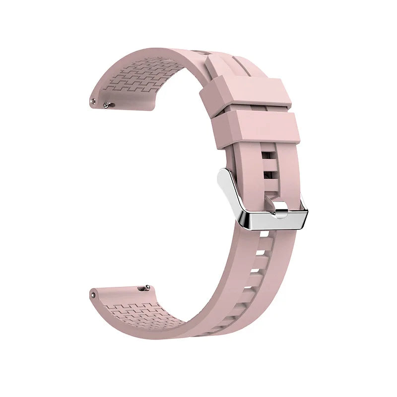 20mm 22mm watch band for Samsung Galaxy watch 6/5/pro/4/6 classic/Active 2 Silicone Sport bracelet huawei gt 4-3-pro-2-2e strap