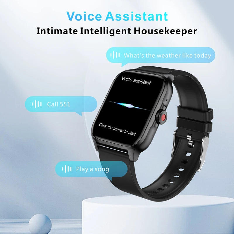 Lenovo QX15 Smart Watch Men & Women Full Touch Screen Sport Fitness Watch Man Waterproof Bluetooth For Ios Android Smartwatch