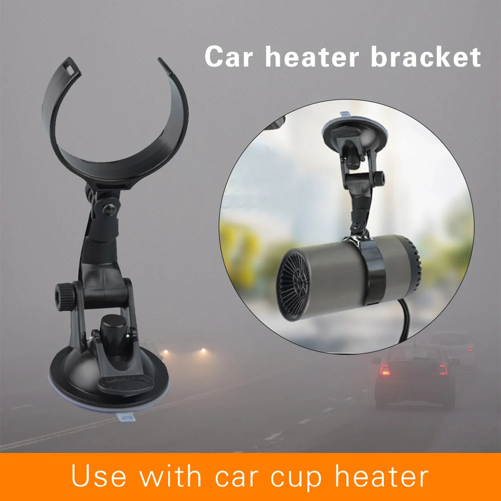 2 in 1 12V 150w Suction Cup Car Heater Windshield Defrost Defogger Car Heat Cool 360° Rotatable Car Accessories Portable Heater