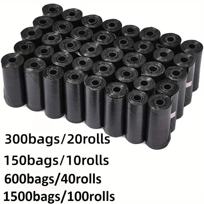 Dog Poop Bags Portable Pet Waste Bags Durable And Leak Proof Dog Garbage Bags With Dispenser Pet Cleaning Supplies For Outdoor