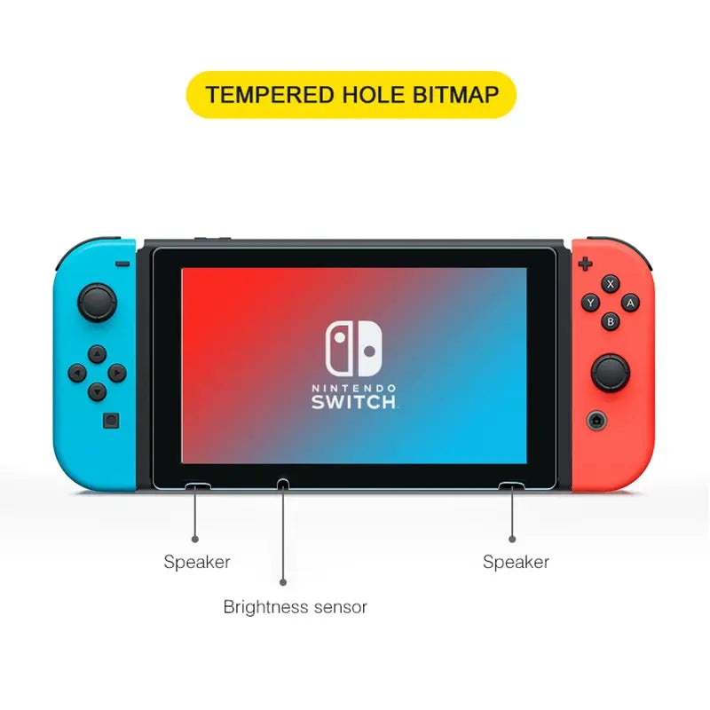 1/2/3PCS 9H Tempered Glass Screen Protector Compatible-Nintendo Switch OLED/ NS Hard Protector Film for Switch Lite Game Console