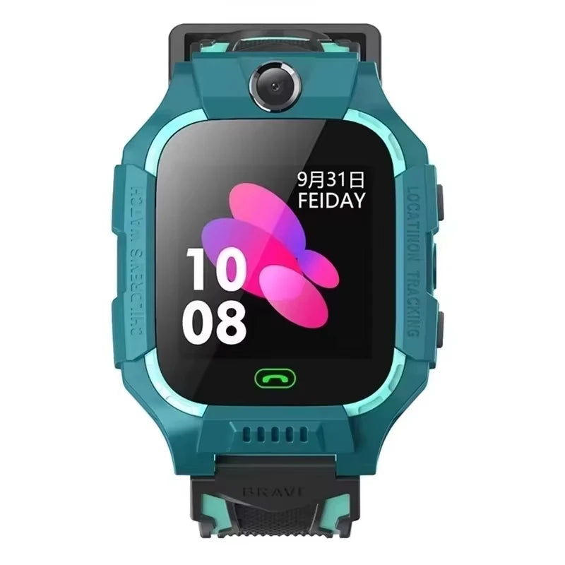 Lenovo 4G Kids Smart Watch 8K Camera SOS GPS Tracker Sim Card Call Waterproof Child Watch for Boys Girls Birthday Gift Android
