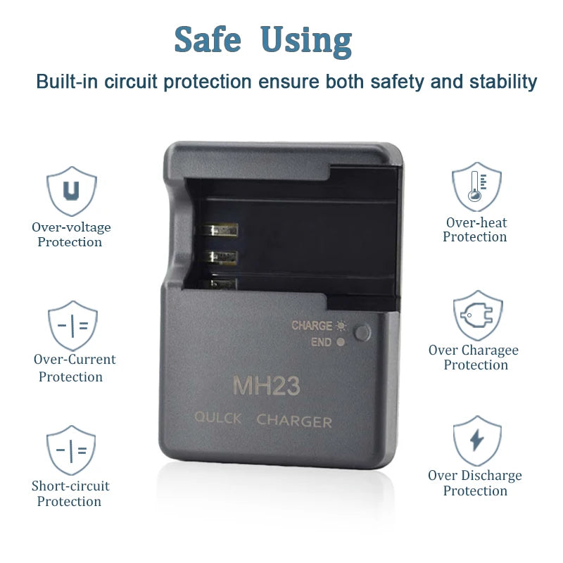 MH-23 MH23 Charger for Nikon EN-EL9 EN-EL9A L Battery D8000;D5000;D3000;D60;D40;D40X Camera MH23 ENEL9