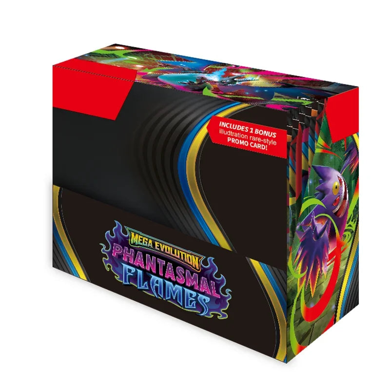 360Pcs Pokemon Card Prismatic Evolutions PHANTASMAL FLAMES Scarlet Violet 151 Black Bolt English Booster Battle Transaction Card
