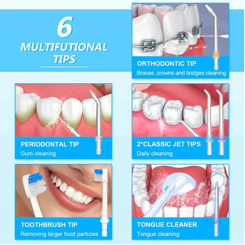 h2ofloss Original Jet Tips Replacement Nozzles for h2ofloss Dental Water Flosser Oral Irrigator Accessories