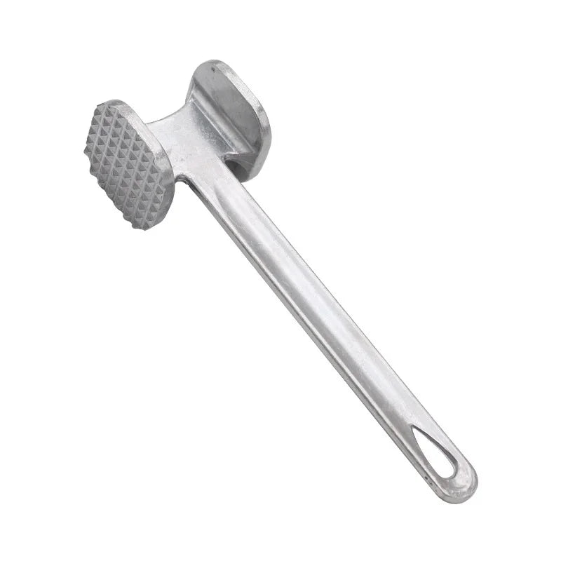 Meat Tenderizer Hammer 19cm Household Aluminum Alloy Steak Metal Mallet Kitchen Tool Heavy Duty Durable Double-Sided Tenderizer