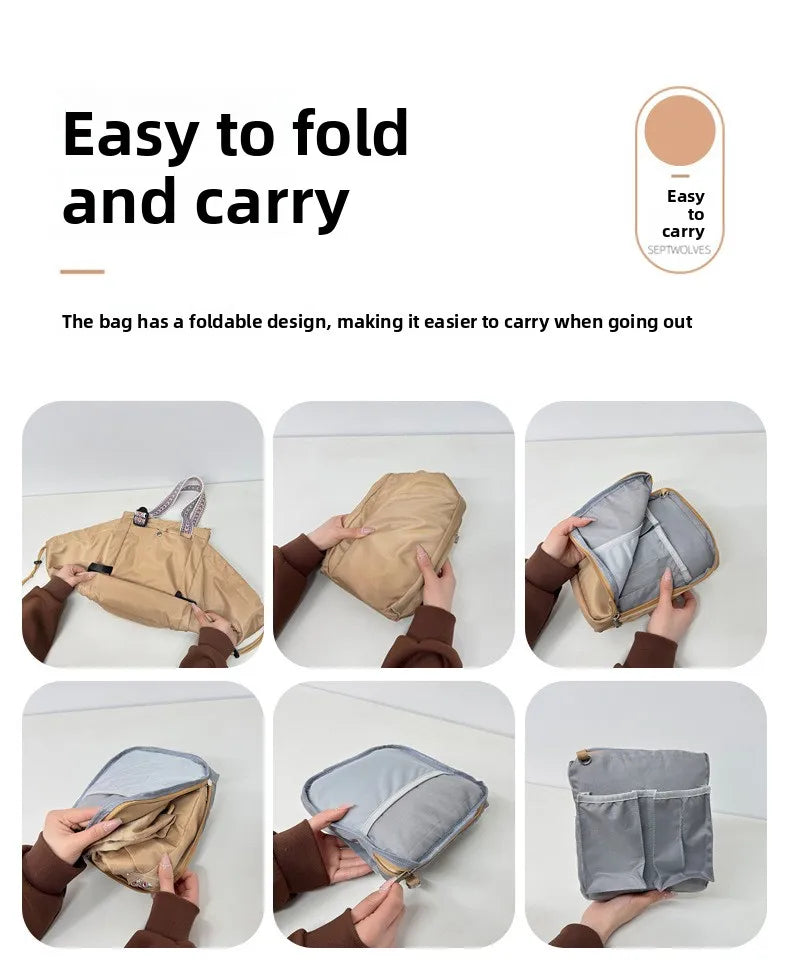 3-in-1 Mommy Bag Baby Diaper Bags Multifunctional Women's Tote Backpack Travel Duffel Airport Bags Foldable Gym Bag
