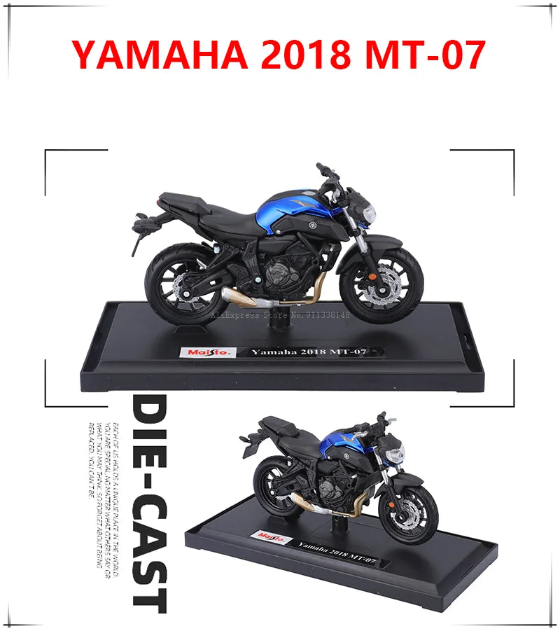 Maisto 1:18 kakawasaki NINJA H2R KTM RC 390 YZF-R1 Naked V4 S  YAMAHA MT-07 2018 motorcycle motorcycle Model collection gift toy