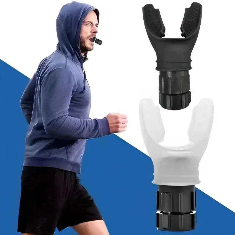 Portable Lung Breathing Exerciser - Adjustable Resistance Respiratory Trainer for Fitness and Rehabilitation