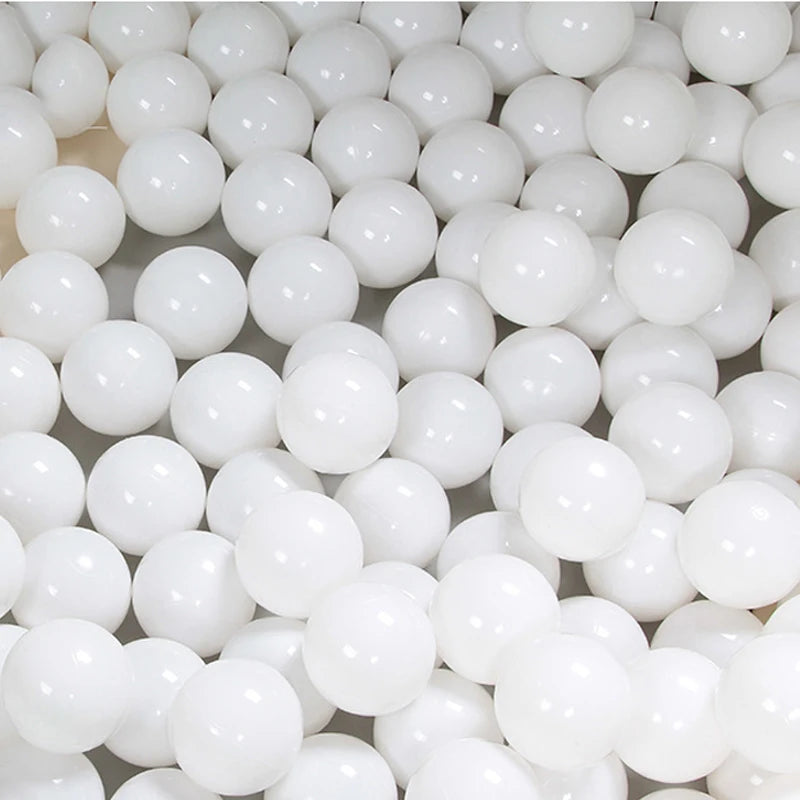 50Pcs Baby Plastic Ball Pit Balls Kids Toys Outdoor Sport Ball Eco-Friendly Water Pool Ocean Wave Balls Children Stress Air Ball