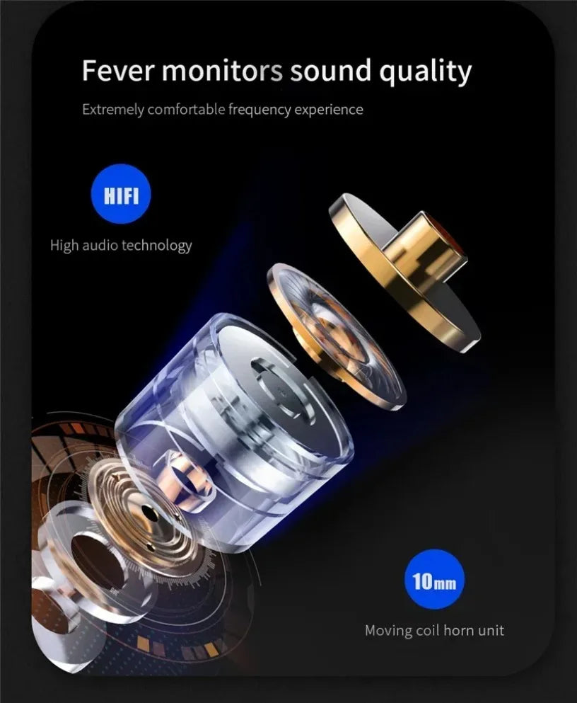 QKZ CK5 FiLe Wired Earphone with Microphone HiFi Music Earphone Professional Gaming And Sports Noise Cancelling Headphones