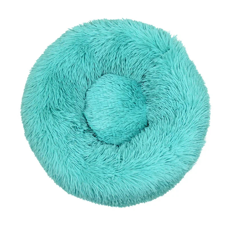 Super Soft Dog Bed Plush Cat Mat Dog Beds For Large Dogs Bed Labradors House Round Cushion Pet Product Accessories