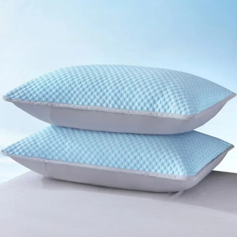 Summer Cooling Pillowcase Solid Color Ice Bean Bean Pillowcase Cool Feeling Air Conditioning Cover Washable  (No Pillow) 48x74cm