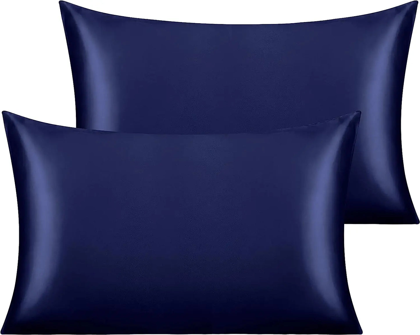 1 PC Silk Satin Toddler Pillowcase 35X50CM, Super Soft and Silky Cooling Travel PillowCases for Nursery, Kids, Boys Girls