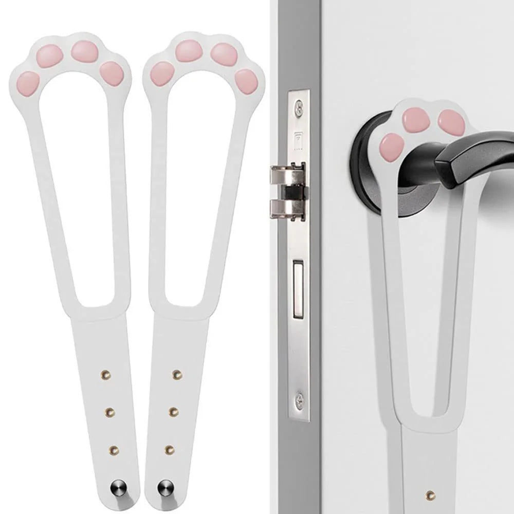 Cat Door Holder Latch Adjustable Dog Door Stopper Elastic Gate Lock Flex Latch Strap Keep Dog Out From Entering Pet Gate Supply