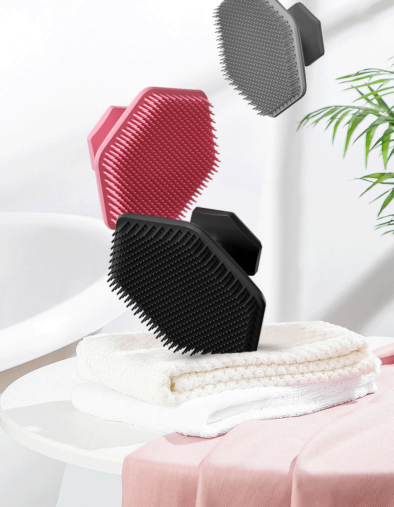 Men Facial Cleaning Brush Scrubber Silicone Miniature Face Deep Clean Shave Massage Face Scrub Brush Face Cleaner
