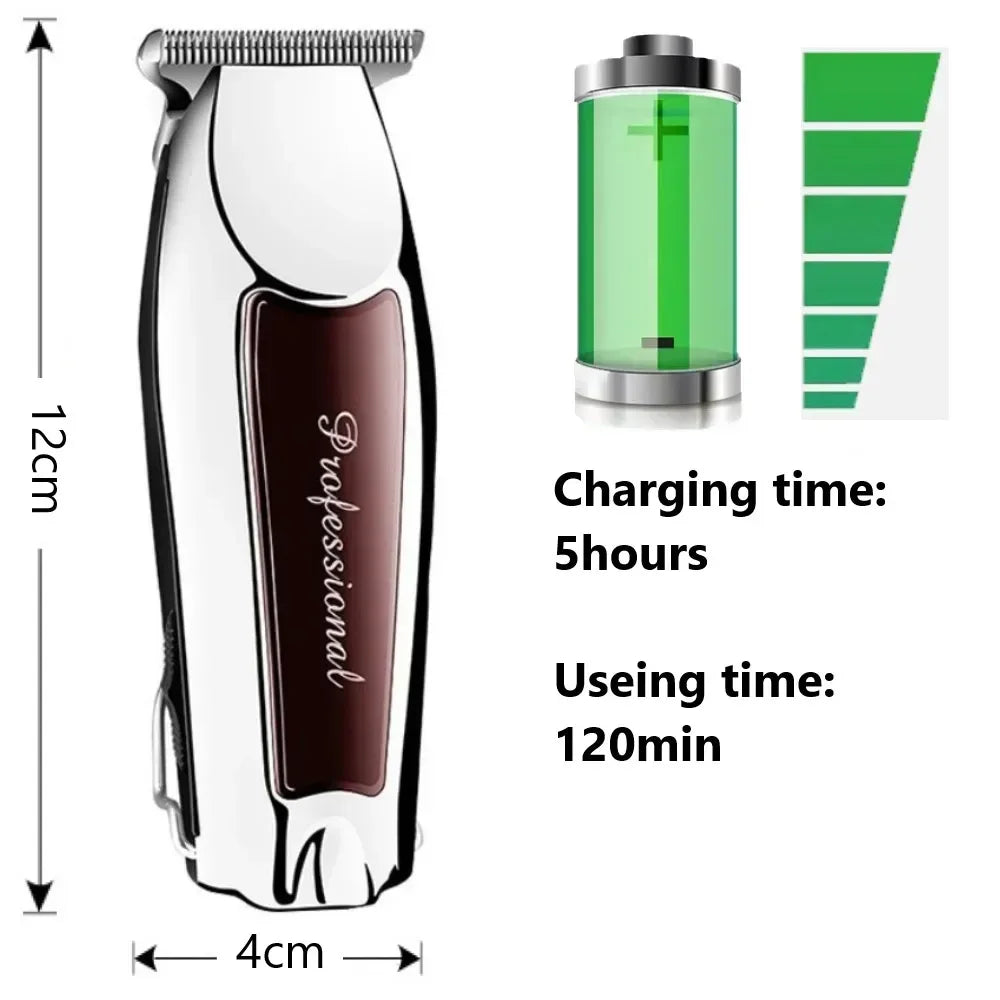 Hair Clipper Hair Trimmer Hair Clipper Professional Barber Trimmer Electric Shaver Hair Cutting Machine Rechargeable Trimmer Men