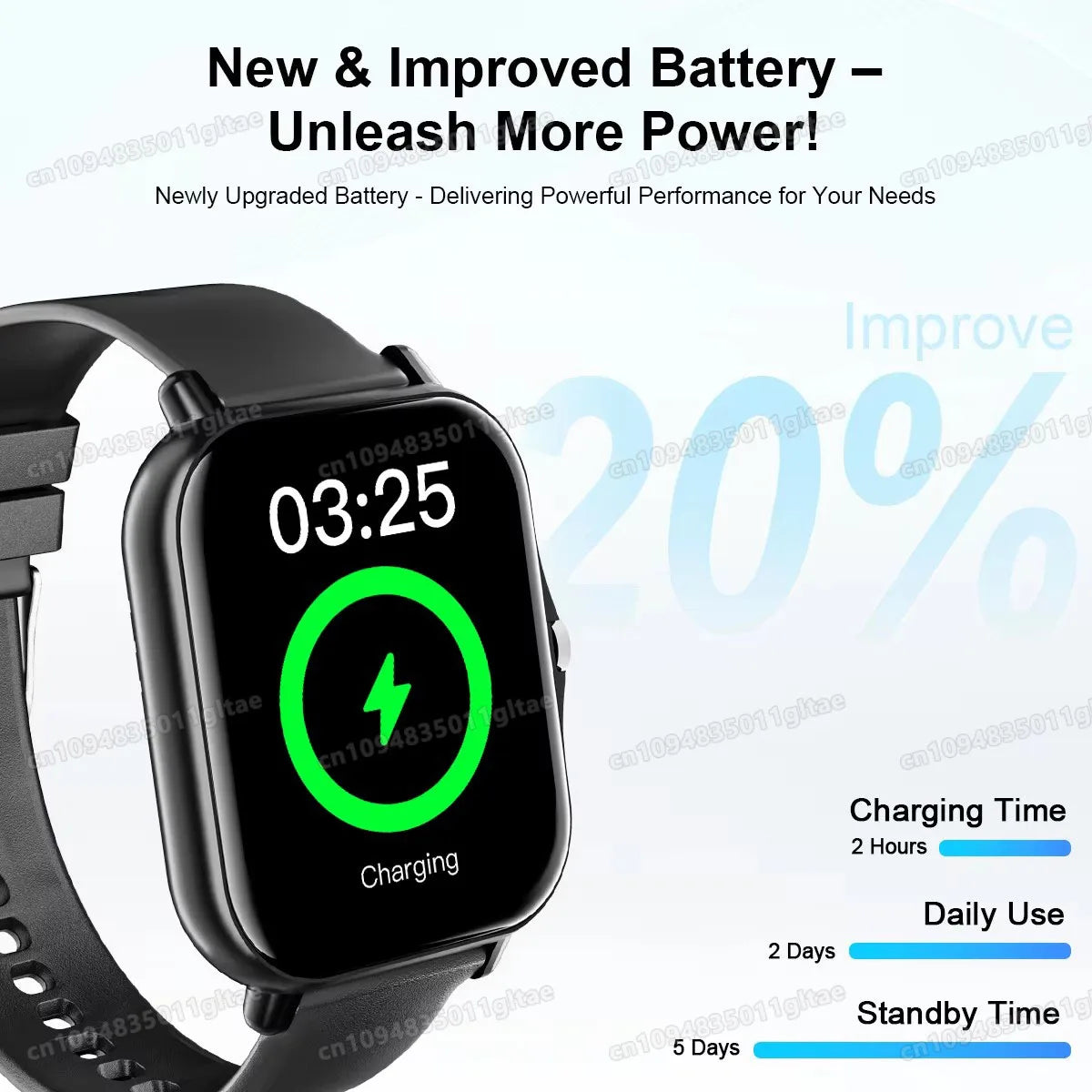New Smartwatch BT Call Health&Sleep Monitoring 1.80''HD Screen Kids Smart Watch Waterproof Fashoin Sports Bracelet For Women Men