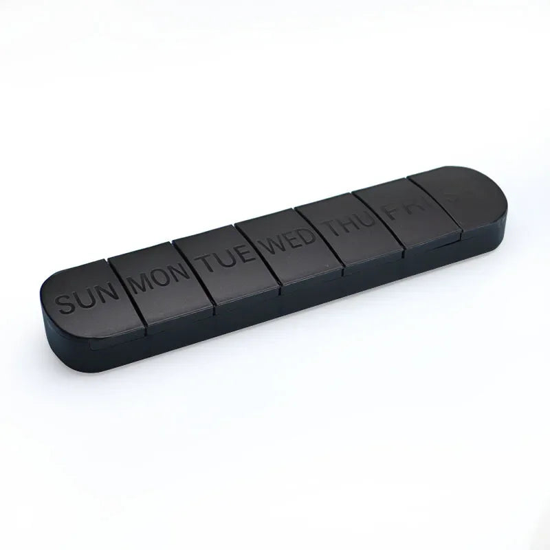 Weekly Medicine Pill's Box Pill Case Drug Dispense Mini Portable Pills Organizer Case 7 Grids PillBox Tablet Storage Container