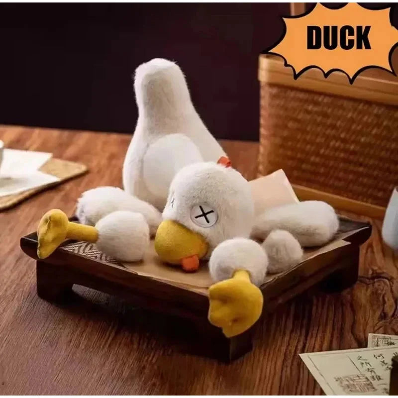 Magnetic Detachable New Cute Salted Duck Plush Toy Funny Spliced Stuffed Duck Doll Novelty Soft Plushie Prank Toy Birthday Gifts