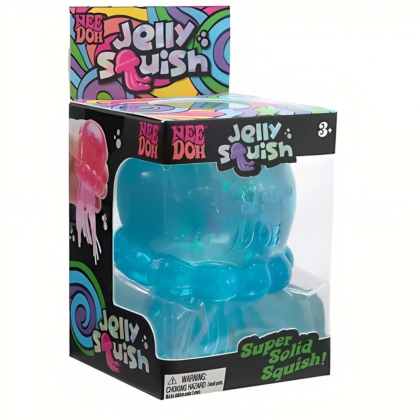 Schylling Sensory Squishy Cube, NeeDoh Nice Cube & Nice-Sicle Design, Stress Relief Anti-Anxiety Focus Toy for ADHD