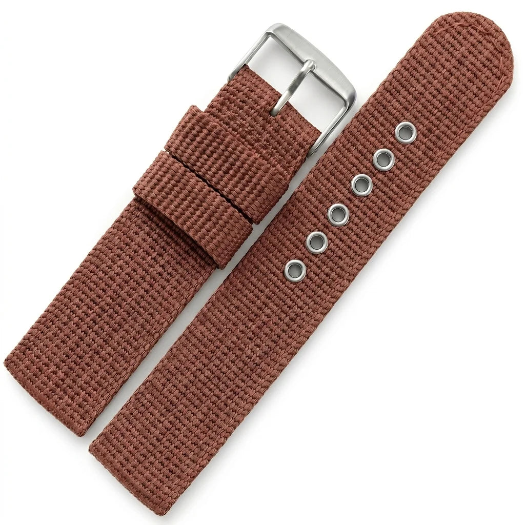 18 20 22 24mm Universal Nylon Watchband Sport Canvas Strap 4 Colors Replacement Bracelet Men Women Accessories