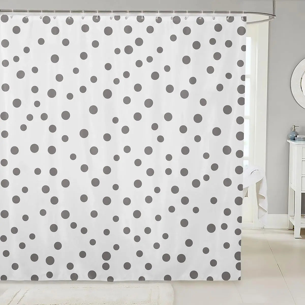 Checkered Grid Shower Curtains Buffalo Plaid Bathroom Curtain for Kids Women Men Black Brown Bathroom Accessories Geometric