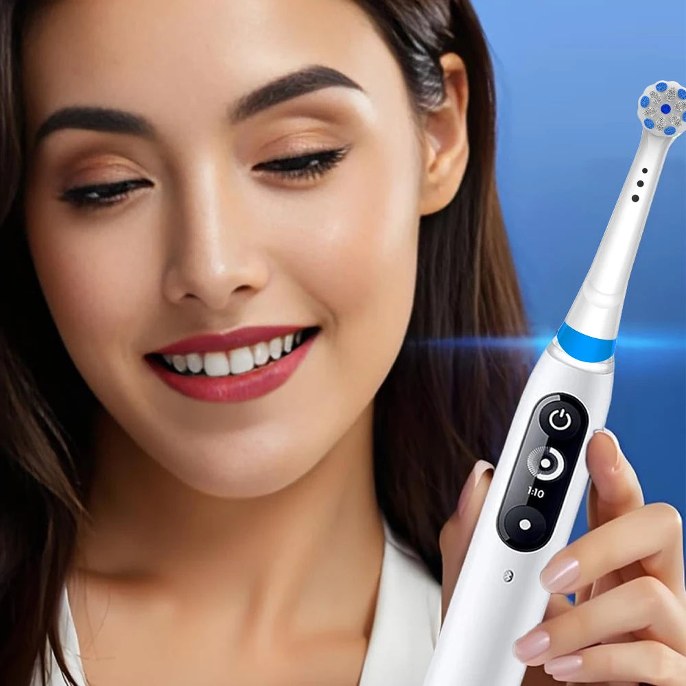 4 8 12 Pack Toothbrushes Head, Compatible with Oral B iO 2/3/4/5/6/7/8/9/10 Series Electric Toothbrush Replacement Brush Heads