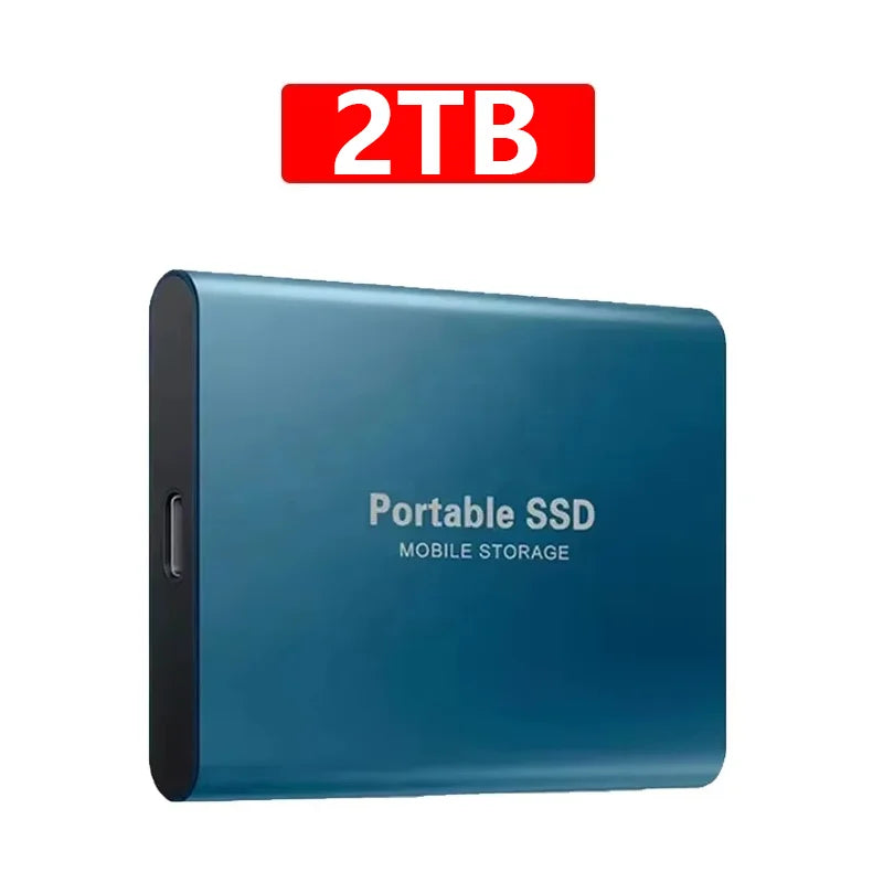 Anti-Shock Design SSD 2TB 4TBNew Portable External Hard Drive 16TB Mass Capacity Solid State Disk USB3.2 TYPE-C for Laptop PC