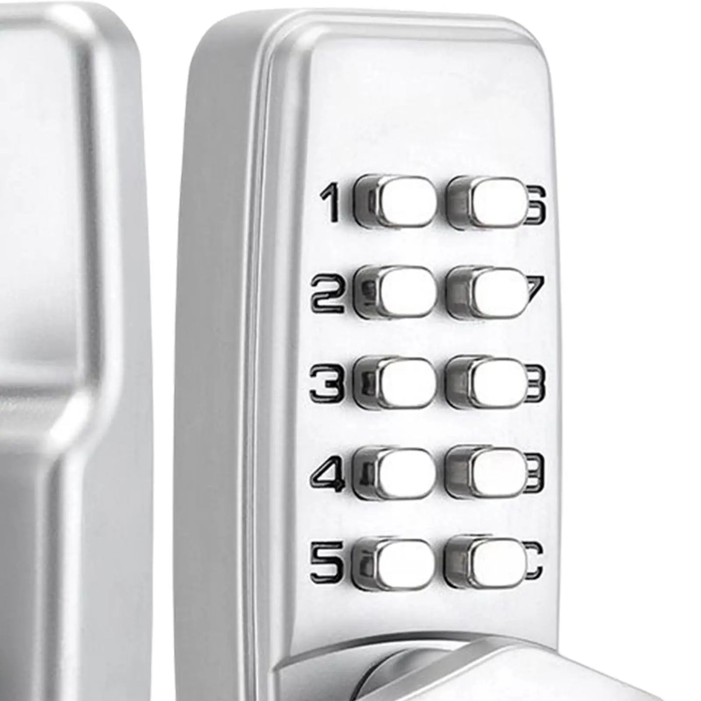 Mechanical Door Lock Latch Door Lock Password with Keypad Push Button Digital Access Lock Office Garage