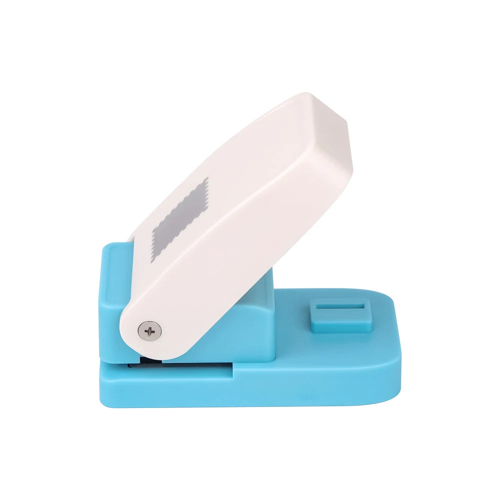 1x0.8inch Rectangle Postage Stamp Punch Lever Action Craft Punch for Paper Crafting Scrapbooking Various Materials Punching Tool