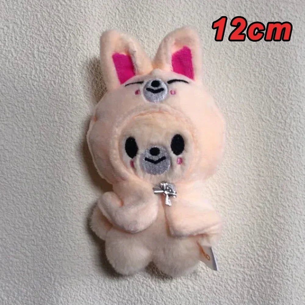 SKZOO Plush Keychain Plush Keychain Wolf Plush Toy Seoul FM Week Cloak Doll Magic School Kid Birthday Gift
