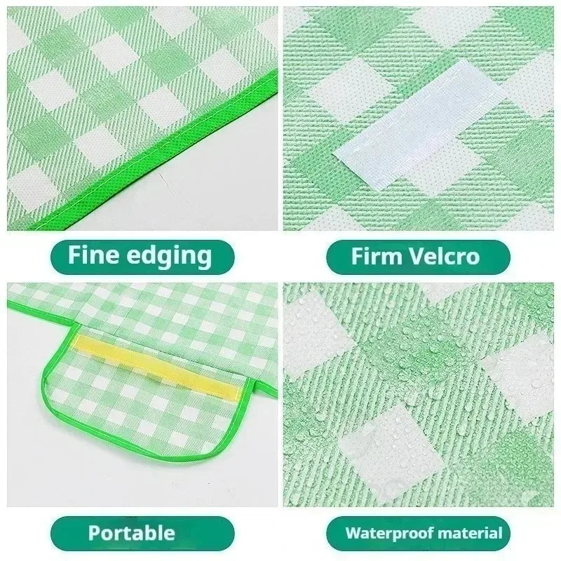 Thick Waterproof Picnic Mat Moisture Proof Ground Blanket for Outdoor Camping Hiking Beach Grass Activities