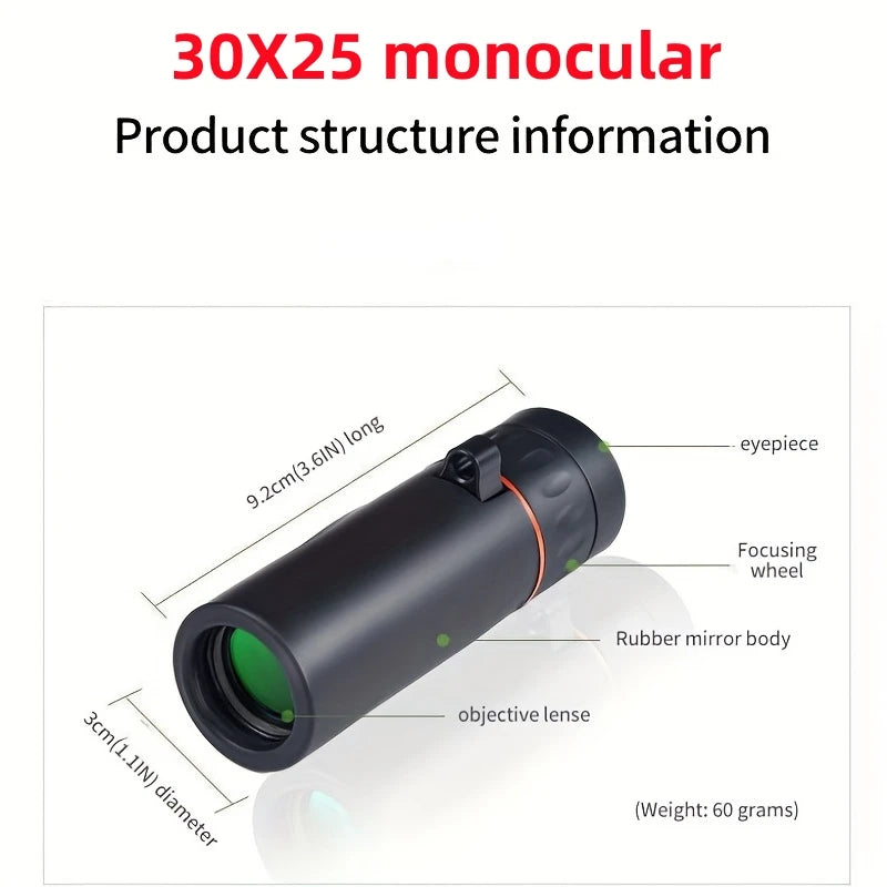 9000x25 HD Zoom Portable Powerful Binoculars Long Range BAK4 Telescope Jumelles Folding Optics for Outdoor Hunting Camping