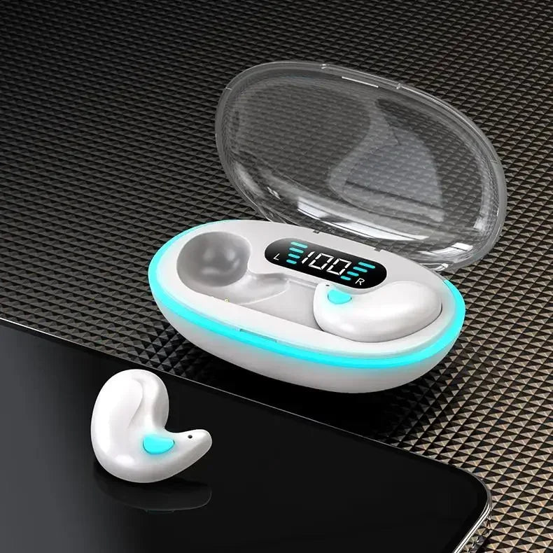 X55 Invisible Sleep Wireless Earphone TWS Bluetooth 5.3 Headphones Hidden Earbuds IPX5 Waterproof Noise Reduction Sports Headset