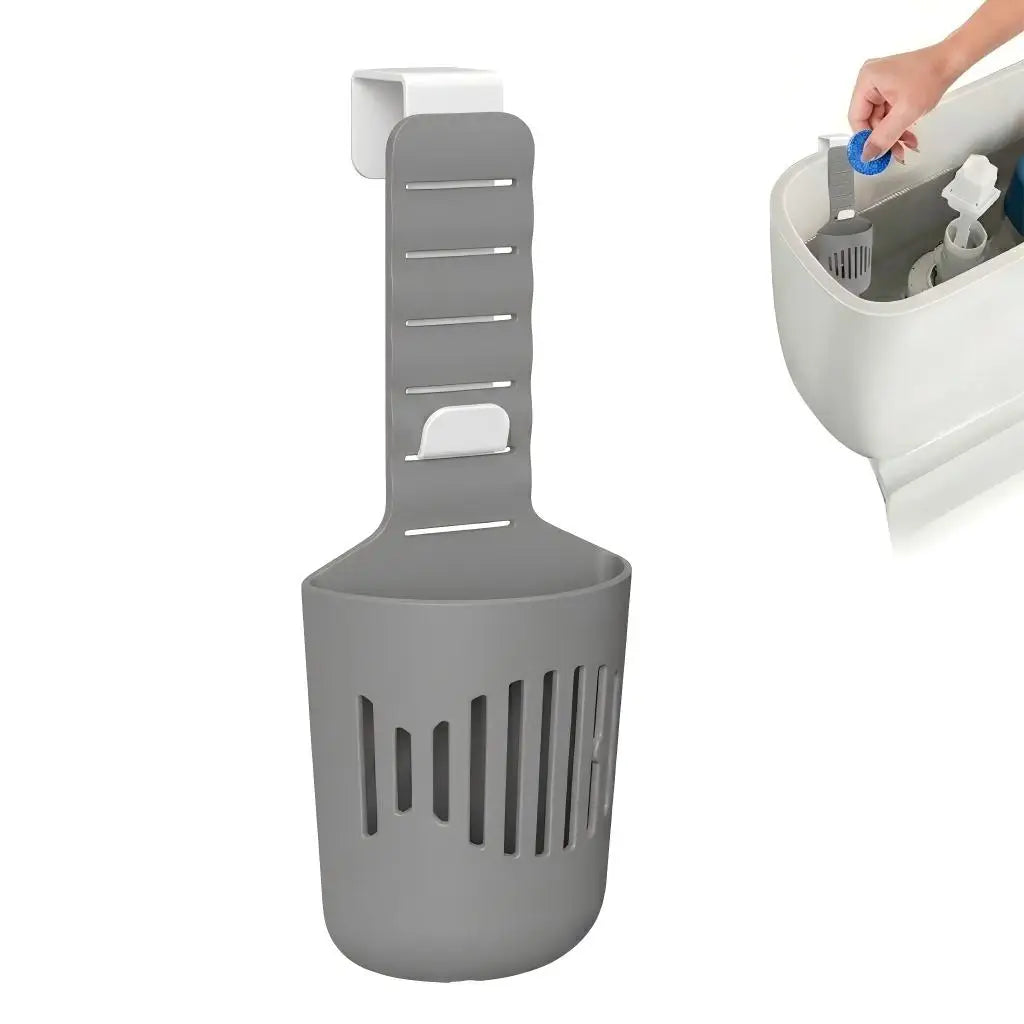 Silicone Toilet Tank Tablet Holder Versatile Toilet Bowl Hanging Cleaner and Deodorizer Hanger