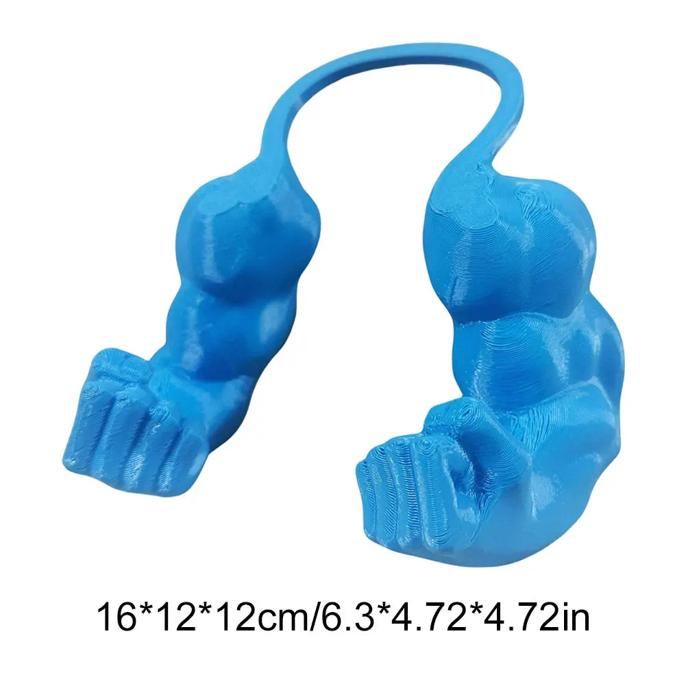Cat Muscle Arms 3D Printed Cat Neck Arms with Muscles Superhero Cosplay for Party Halloween Birthday Costume Accessories