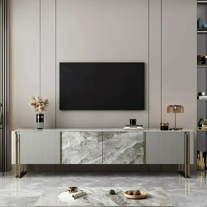 Customizable luxury TV cabinets, modern minimalist living room and bedroom platform coffee table sets with storage cabinets.