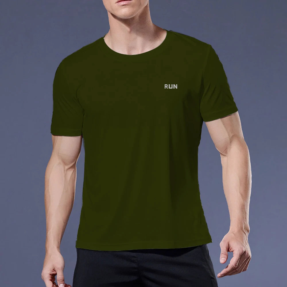 Running Shirts Soccer Shirts Men's Jersey Sportswear Men's Running T-Shirts Quick Dry Compression Sport T-Shirts Fitness Gym