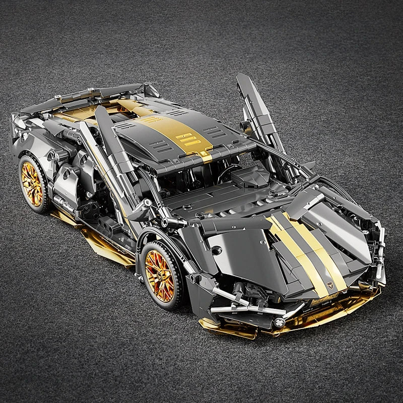 67129 Car MOC 1280pcs Building Blocks Car and Construction Toy Adult Collectible Cars Set to Build 1:14 Scale Sports Car Model