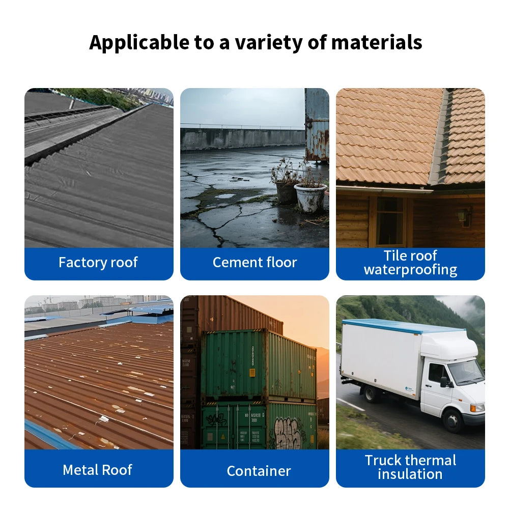 5/10M Waterproof Self-Adhesive Fix Tape Wall Crack Resistance Repair Adhesive Tape Heat Insulation Roof Leakproof Repair Sticker