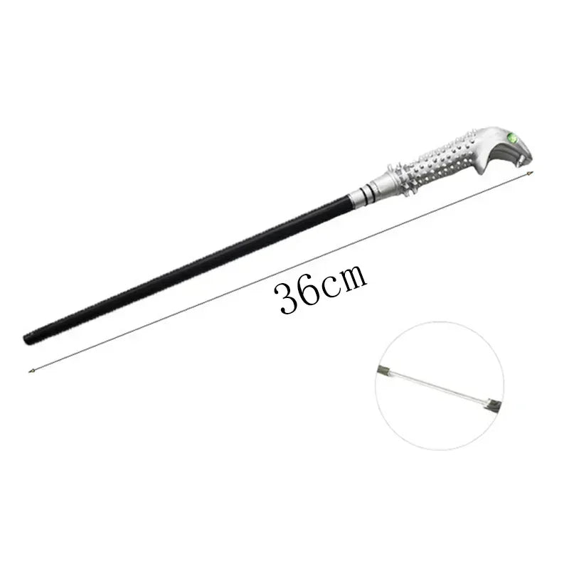 New Anime Cosplay Metal Core Magic Wand Harri Decoration Toy Accessories For Bacchetta Di Plastic Pottee Magic Stick