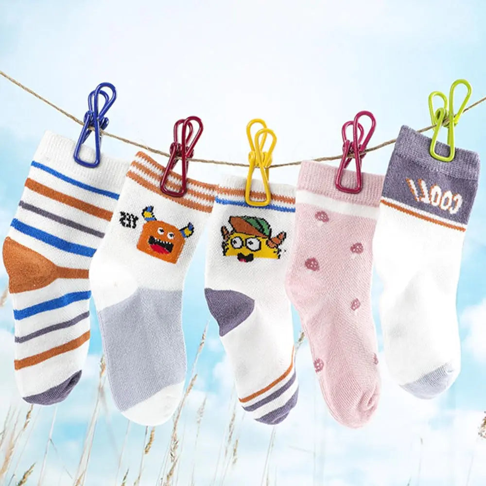 1pc Portable Clothesline With 12 Clips Polychrome Outdoor No Punching Required Travel Camp Retractable Clothes Rope Drying Rack