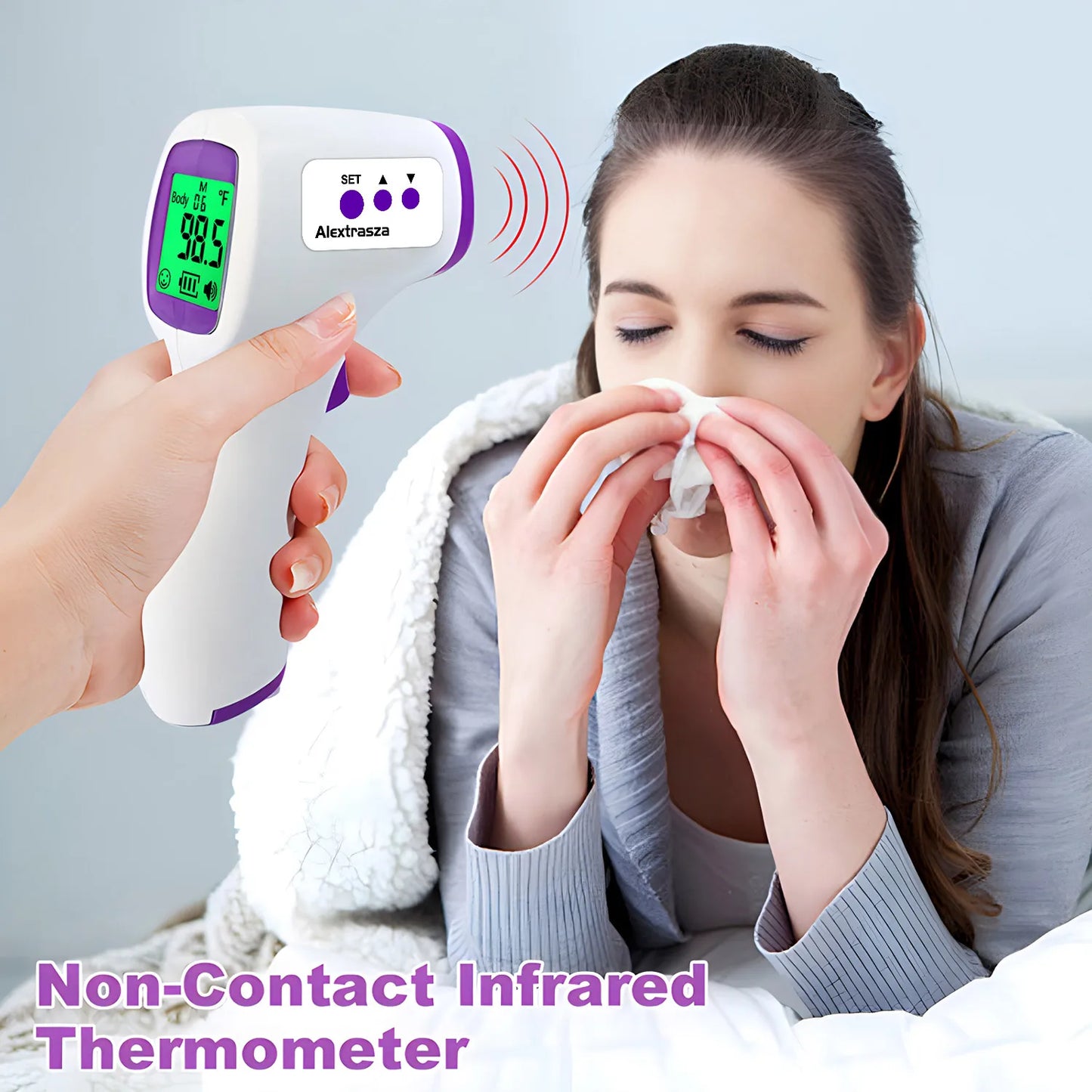 Forehead Digital Thermometer Non Contact Infrared Medical Thermometer Body Temperature Fever Measure Tool For Baby Adults
