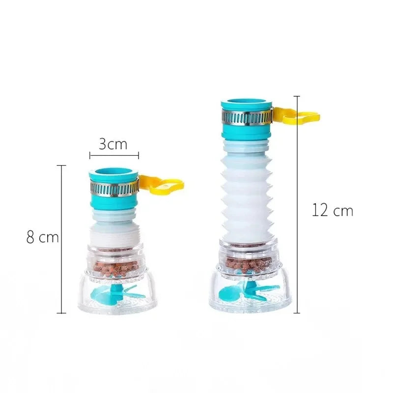 360 Kitchen Anti-Splashing Faucet Can Rotate Extend The Filter Home Universal Water Faucet Multifunction Wash Basin Shower Fauce