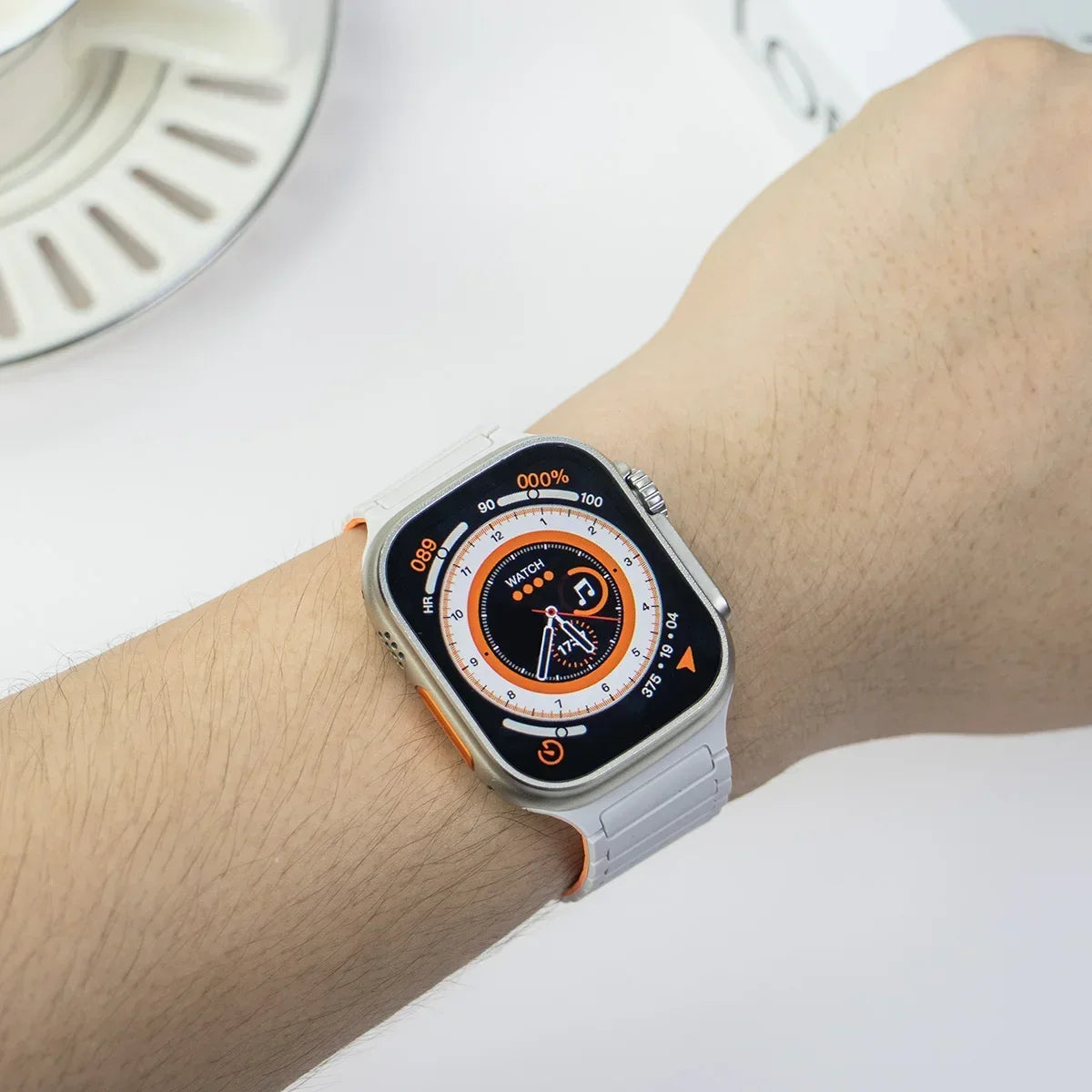 Magnetic Band for Apple Watch Ultra 3 49mm 46mm 42mm 45mm 44mm 40mm 41mm Silicone Strap iWatch Series 11 10 9 8 7 6 SE Bracelet